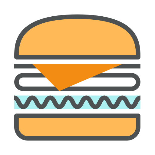 Food Amp; Utensils Hamburger svg vector icon
