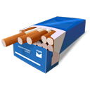 cigarretes,blue icon