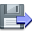 disk, export icon