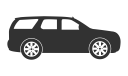 auto, automobile, car, suv, vehicle svg vector icon