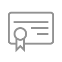 certificate svg vector icon