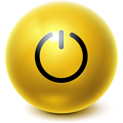 bright,ball,standby icon