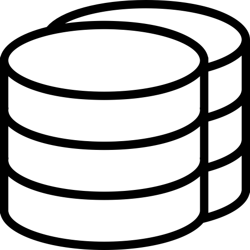 Database svg vector icon