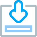 arrow, direction, down, download, move svg vector icon