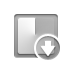 gradient,angle,down icon