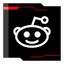 internet, reddit, web svg vector icon