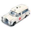 ambulance, benz, car, mercedes icon