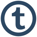 tumblr svg vector icon
