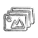 album, image, productivity, shape, social svg vector icon