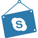 skype svg vector icon