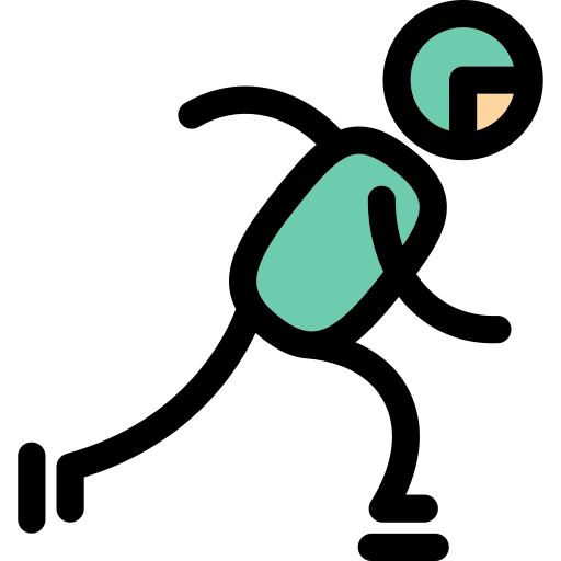 Ice Skating svg vector icon