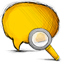 comment,search icon