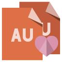 file,format,heart icon