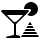 cocktail,pyramid icon