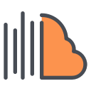 media, network, social, soundcloud svg vector icon