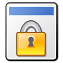 file, locked icon