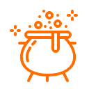 halloween, magic, pot, potion, witch svg vector icon
