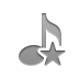 music,eighth,note,star icon
