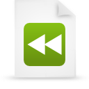 document, file, green, paper icon