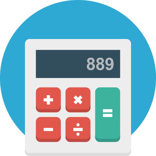 Calculator svg vector icon