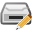 edit, harddrive icon