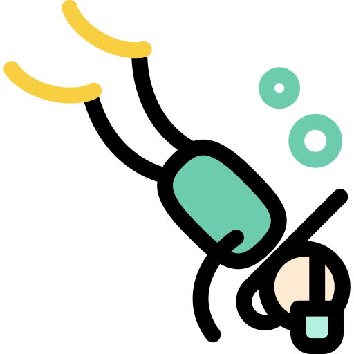Snorkel svg vector icon