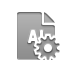 file,format,ai,gear icon