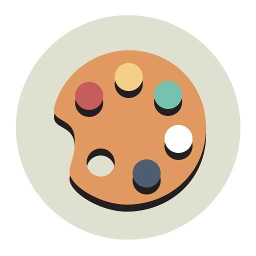 Painting svg vector icon