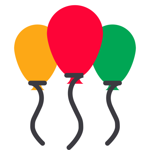 Balloon Decoration svg vector icon