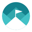 citycons, mountain, successfull, top svg vector icon