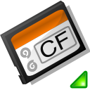 compact, flash, mount icon