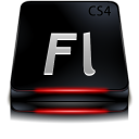 adobe,flash,cs,black icon