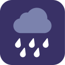 rain, rainy, weather svg vector icon