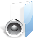 folder,sound,voice icon