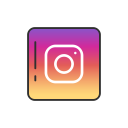 instagram, instagram button, instagram logo, social media svg vector icon