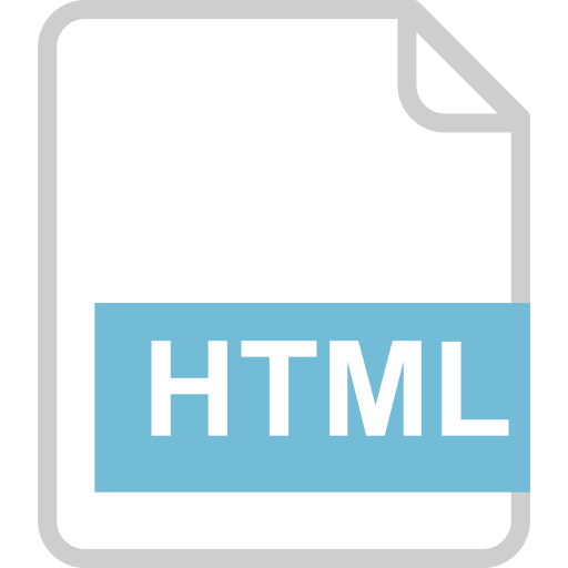 Html File svg vector icon
