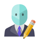 admin,pencil icon