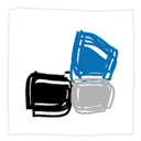delicious,white icon