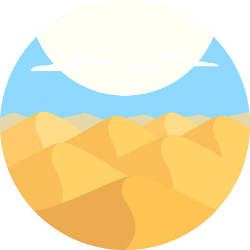 Desert svg vector icon