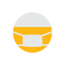 emoji, face, islam, mask, medical mask, muslim svg vector icon
