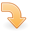gnome,object,rotate,right,next,forward,yes,arrow,correct,ok icon