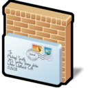 block, email icon