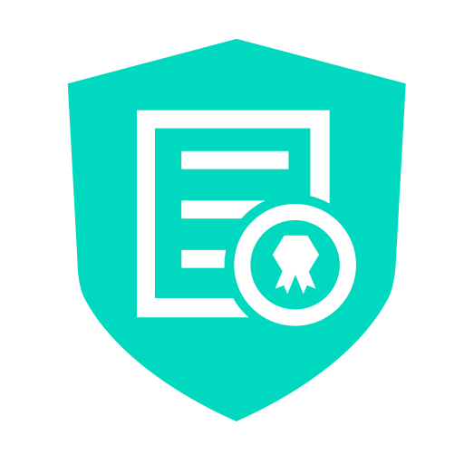 Cas Certificate Service svg vector icon