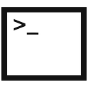 command, prompt icon