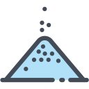 food, powder, salt, salty, seasoning svg vector icon
