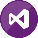 microsoft, programming, studio, visual icon