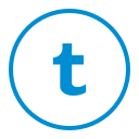circle, circular, media, network, social, tumblr svg vector icon