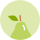 food, health, nutrition, pear svg vector icon