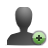 user,add,plus,account,profile,people,human icon