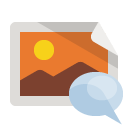 image,speech,bubble icon